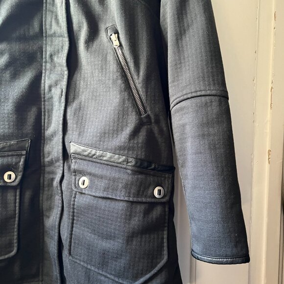SPYDER Parka-Style Jacket, Removable Lining, Size S, Black, - Picture 3 of 11